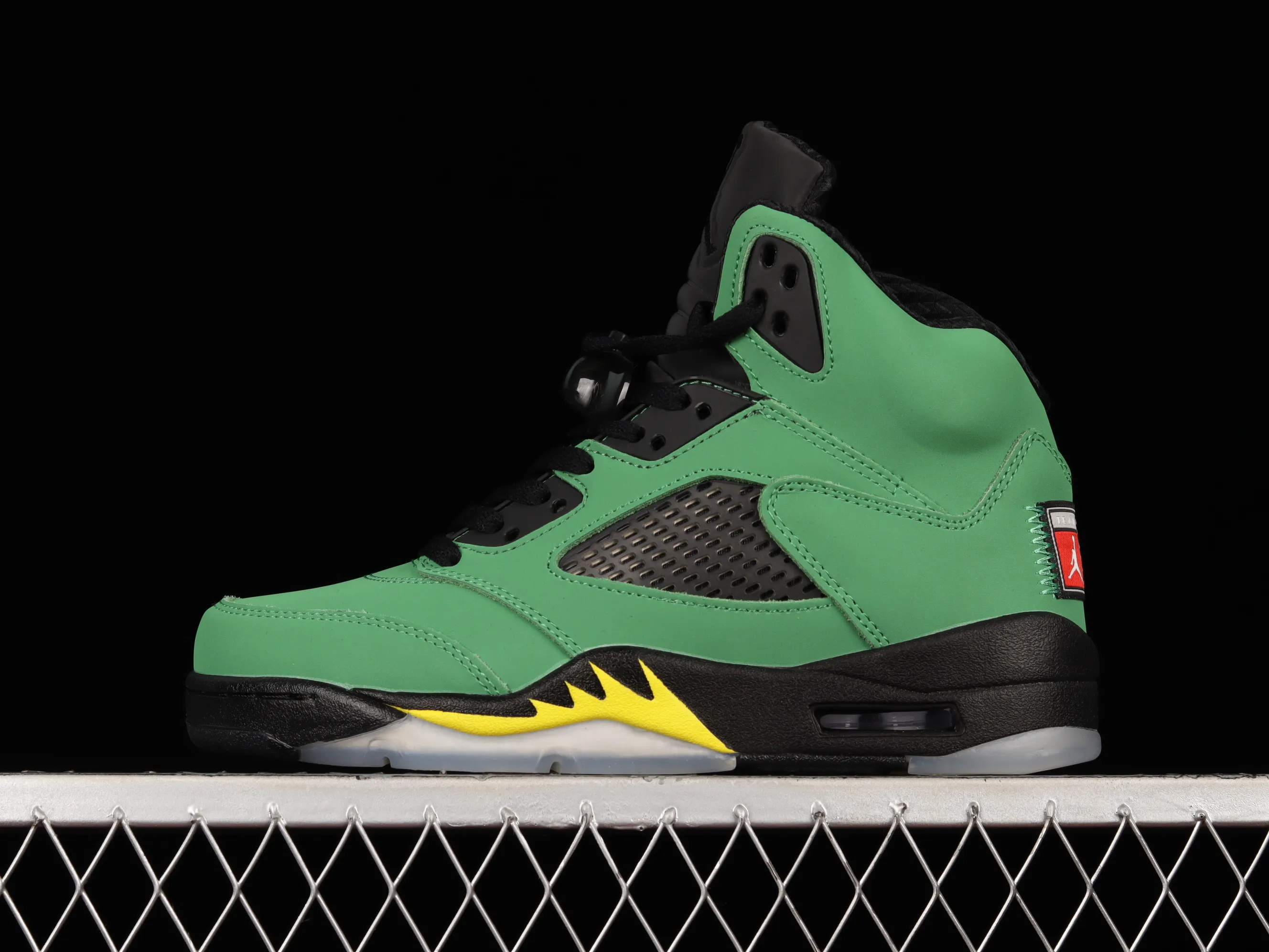 All categories Air Jordan Jordan series basketball shoes Air Jordan 5 Air Jordan 5 SE "Oregon Ducks" AJ5 Joe 5 Oregon Apple Green CK6631-307